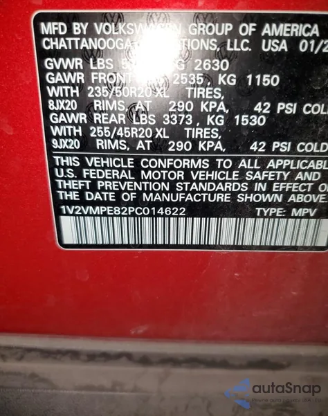 2023 Volkswagen Id.4 Pro S из США, поврежденный, VIN 1V2VMPE82PC014622